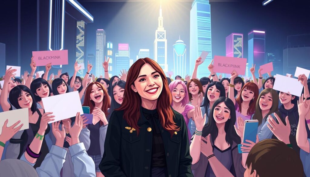 Lily Collins Fans BLACKPINK